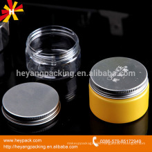 aluminum cap 110ml plastic PET transparent jar